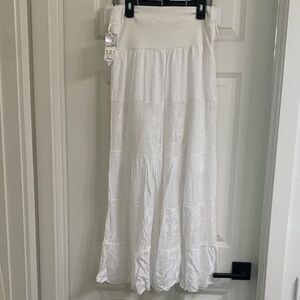 White Lace Maxi Skirt